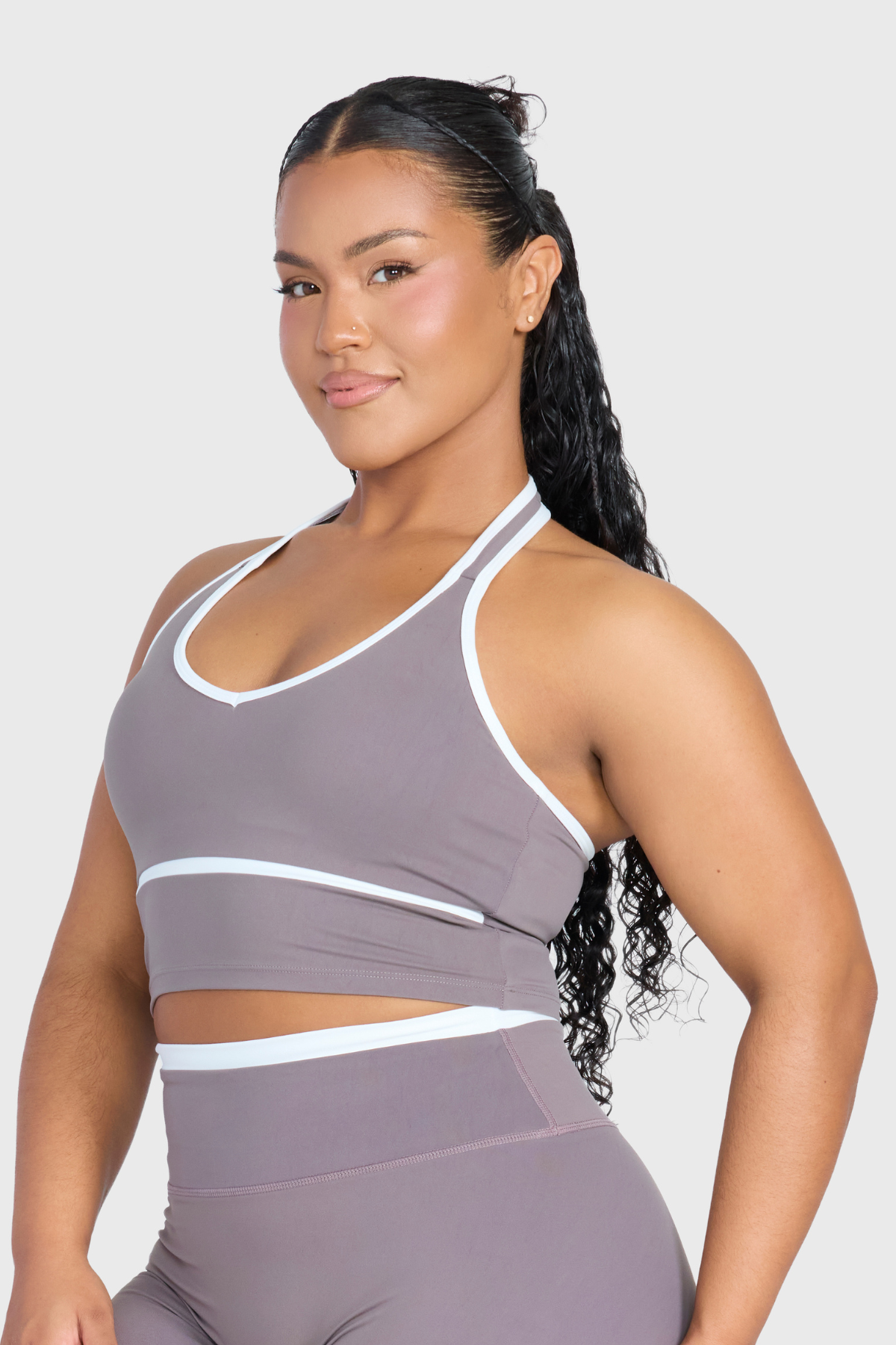 BONDED HALTER BRA