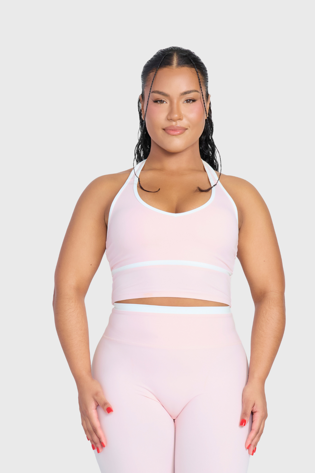 BONDED HALTER BRA