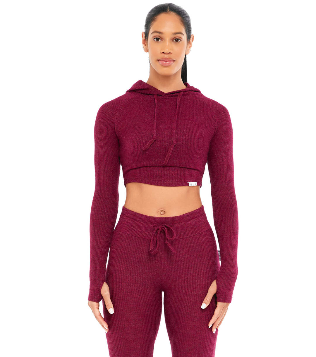 LOUNGE CROPPED HOODIE