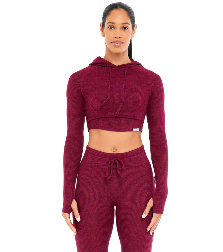 LOUNGE CROPPED HOODIE