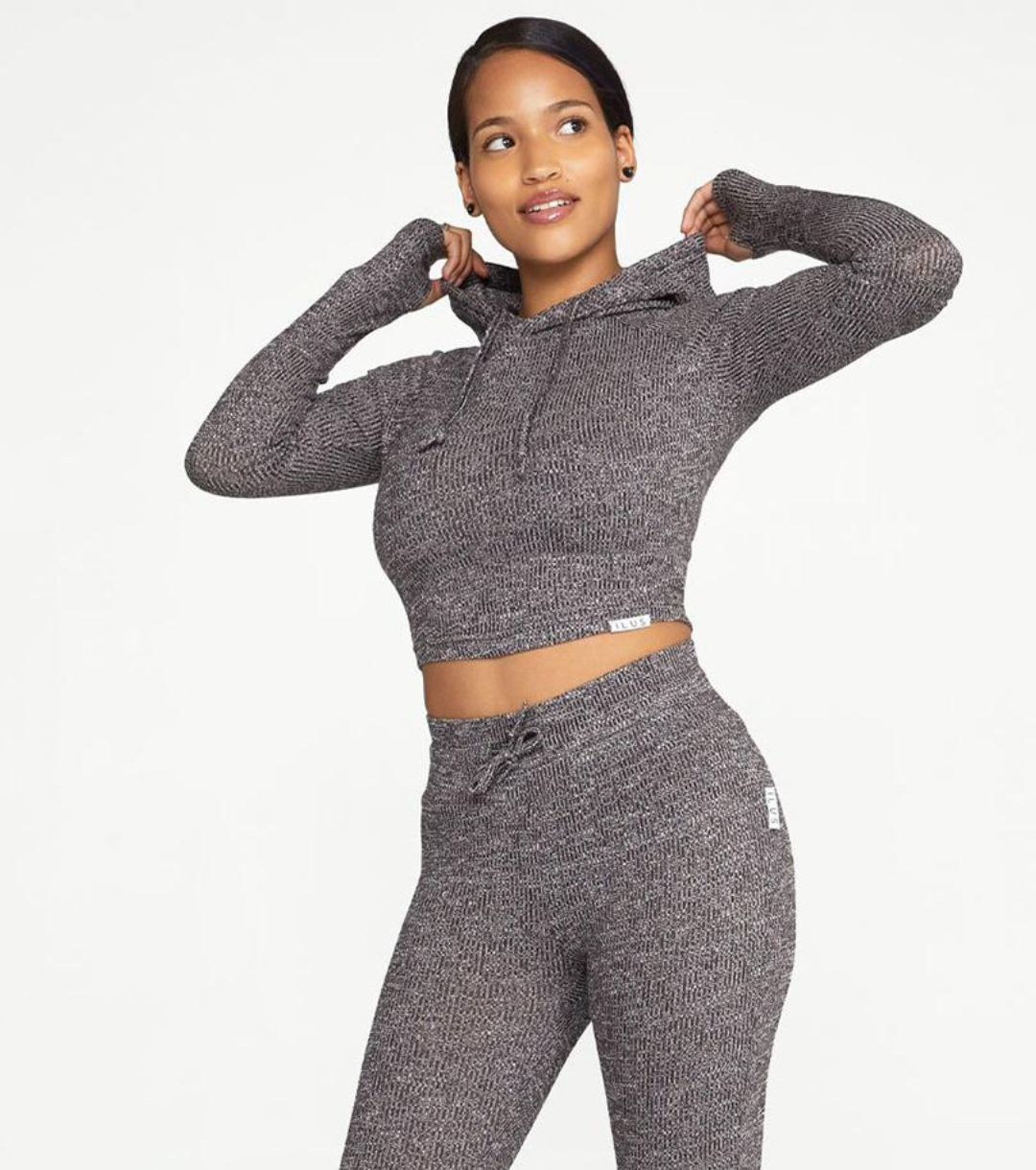 LOUNGE CROPPED HOODIE