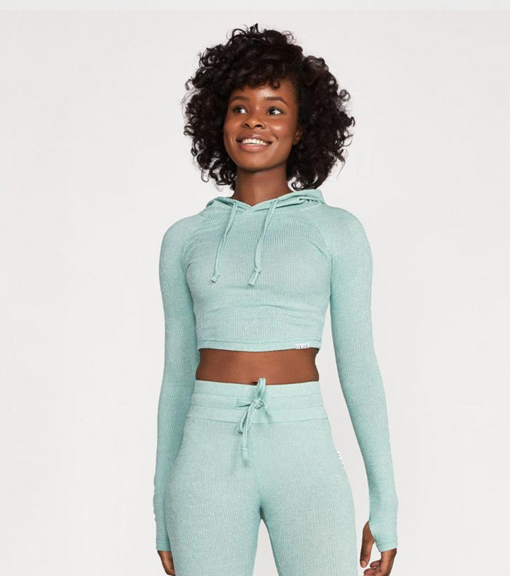 LOUNGE CROPPED HOODIE