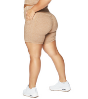 ALLURE HEATHER ENHANCED ZIPPER SHORTS