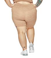ALLURE HEATHER ENHANCED ZIPPER SHORTS