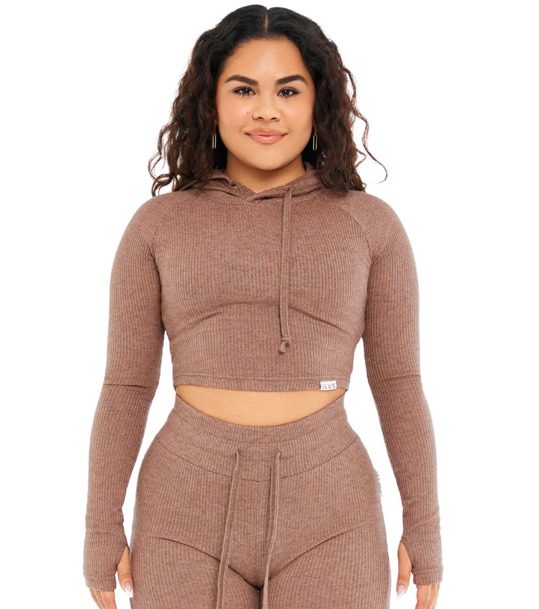 LOUNGE CROPPED HOODIE