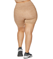 ALLURE HEATHER ENHANCED ZIPPER SHORTS
