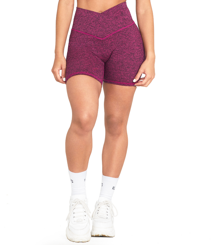 CINCHED CROSS OVER SHORTS