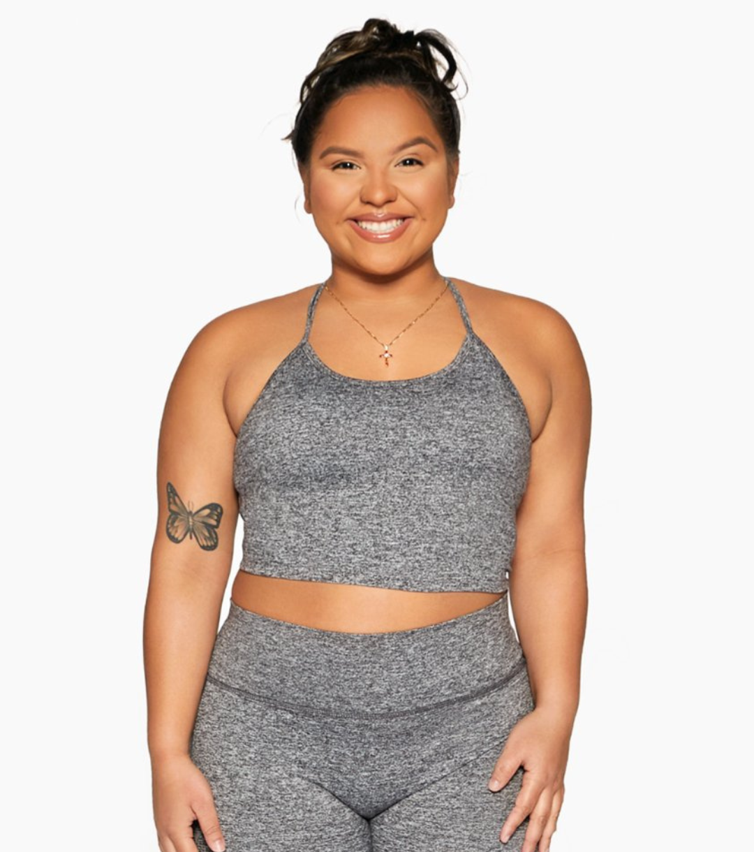 ALLURE HEATHER CROPPED TOP