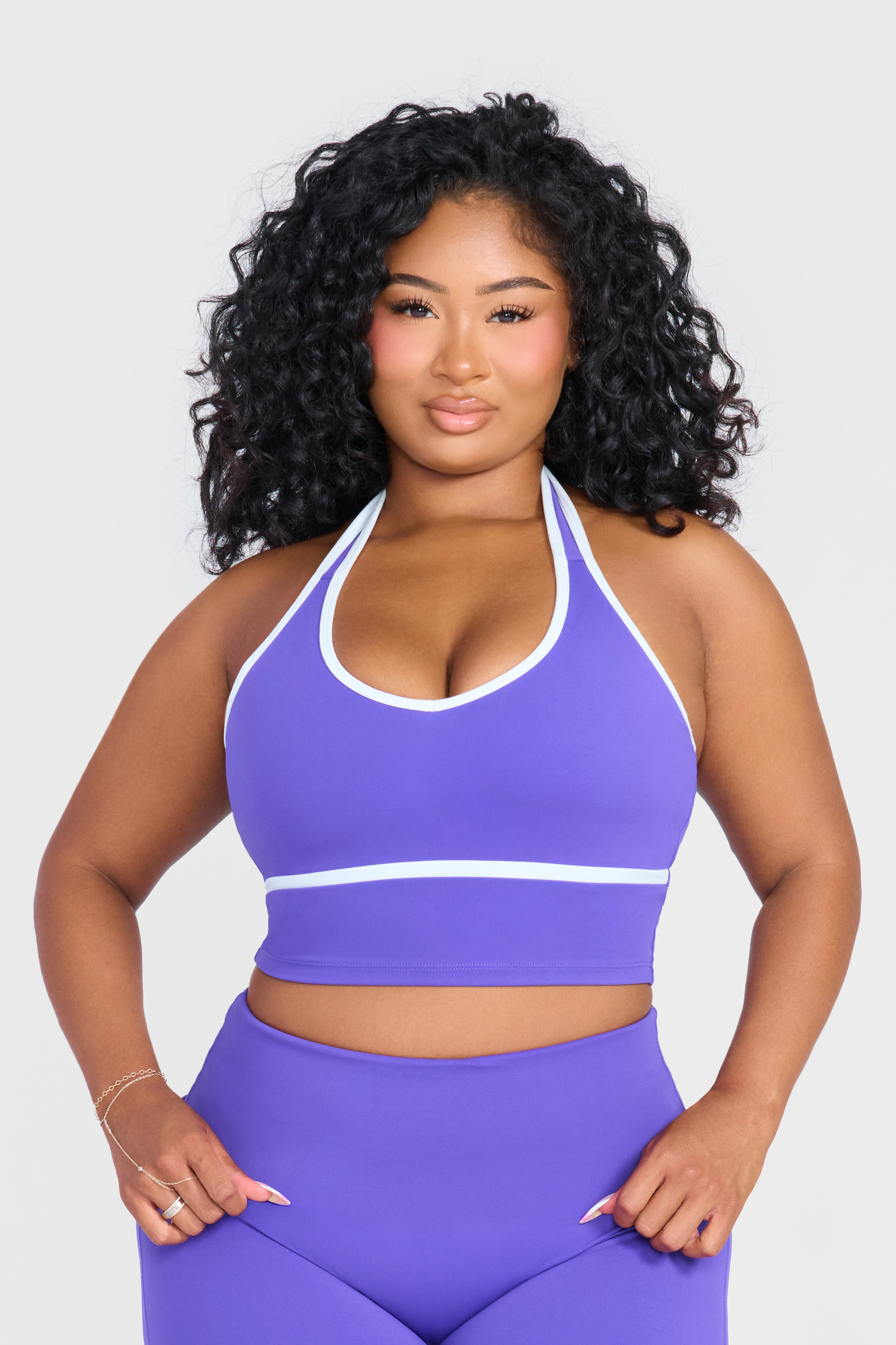 BONDED HALTER BRA