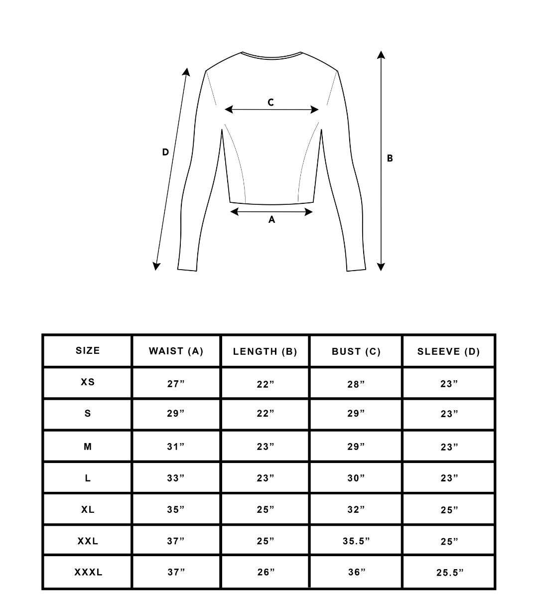 CINCH ALLURE FULL LENGTH LONG SLEEVE TEE