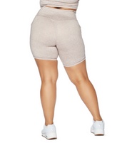 ALLURE HEATHER ENHANCED ZIPPER SHORTS