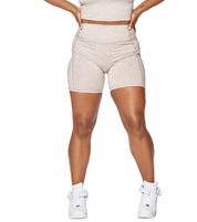 ALLURE HEATHER ENHANCED ZIPPER SHORTS