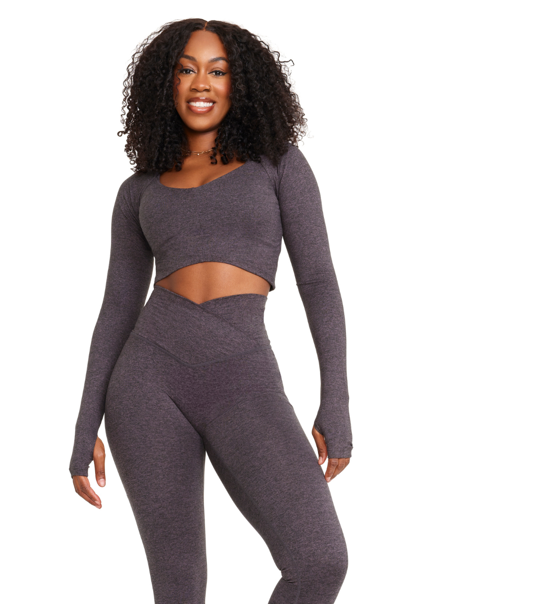 CINCH ALLURE CROSS-OVER CROP TOP