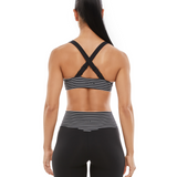 LINEAR CINCH TWIST BRA