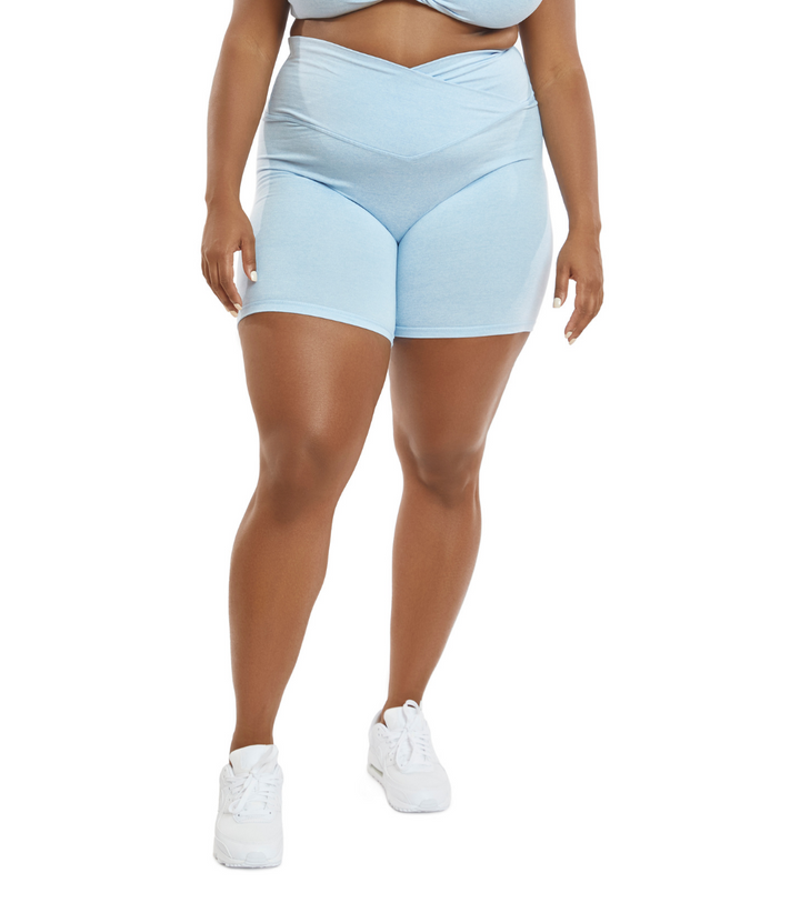 CINCHED CROSS OVER SHORTS