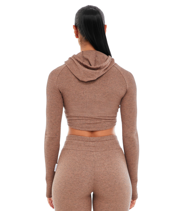 LOUNGE CROPPED HOODIE