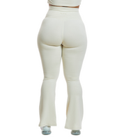 CINCHED CROSS OVER FLARE LEGGINGS in