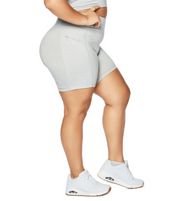 ALLURE HEATHER ENHANCED ZIPPER SHORTS