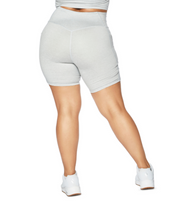 ALLURE HEATHER ENHANCED ZIPPER SHORTS