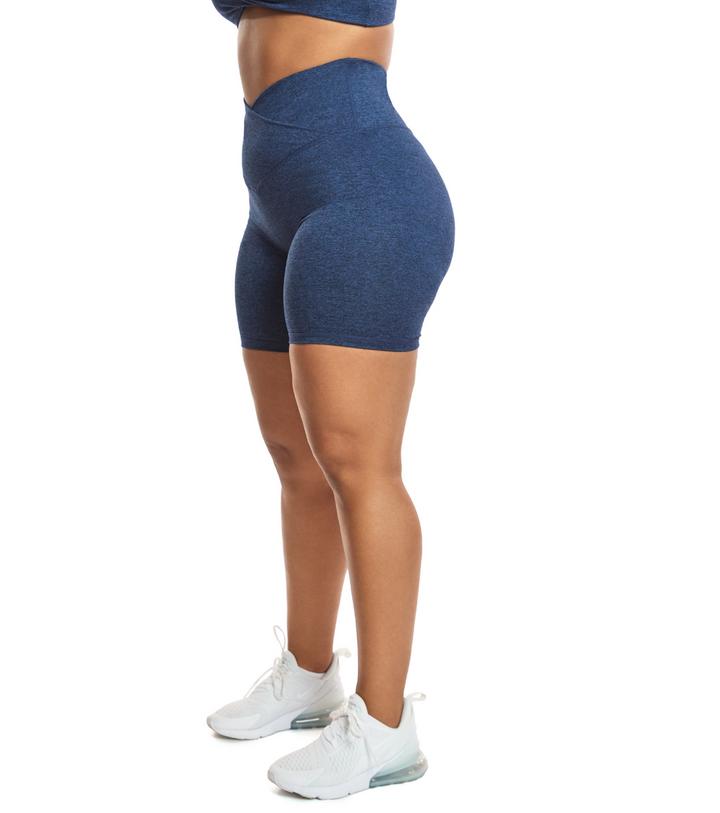CINCHED CROSS OVER SHORTS