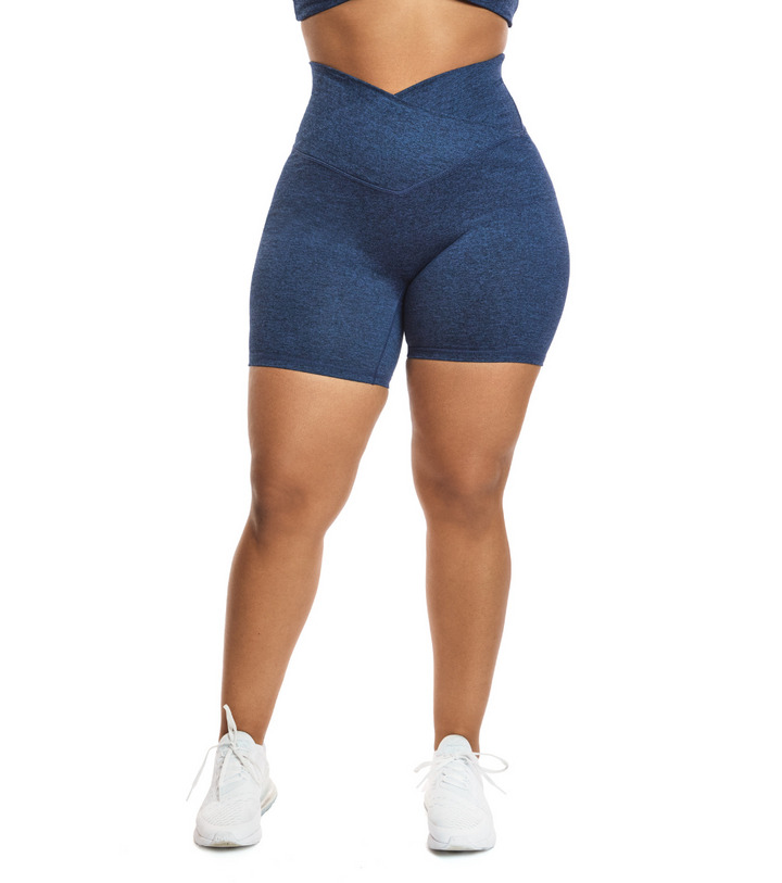 CINCHED CROSS OVER SHORTS