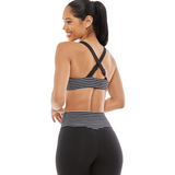 LINEAR CINCH TWIST BRA