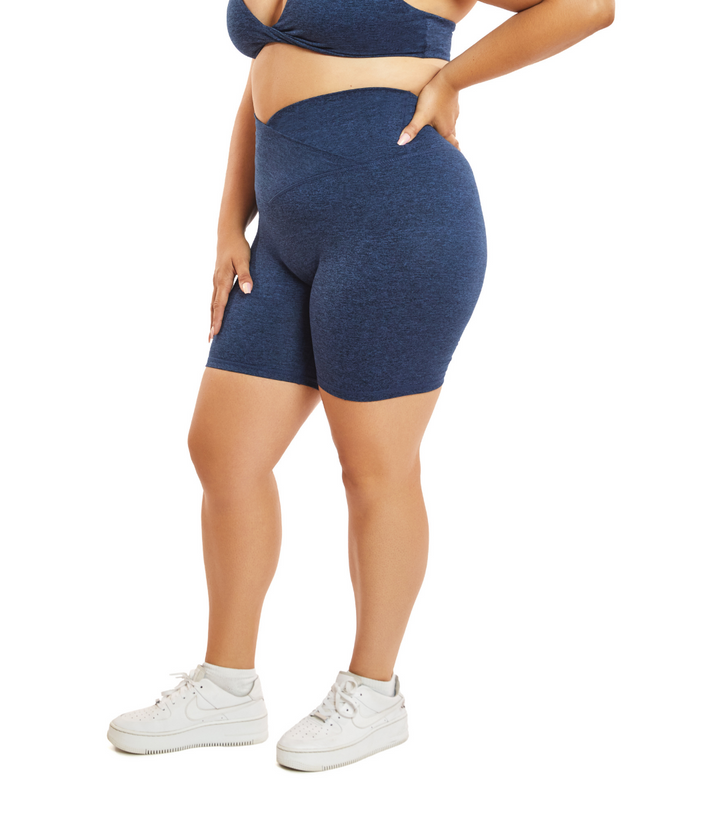 CINCHED CROSS OVER SHORTS