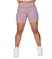 ALLURE HEATHER ENHANCED ZIPPER SHORTS