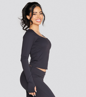 ESSENTIAL SCOOP LONG SLEEVE