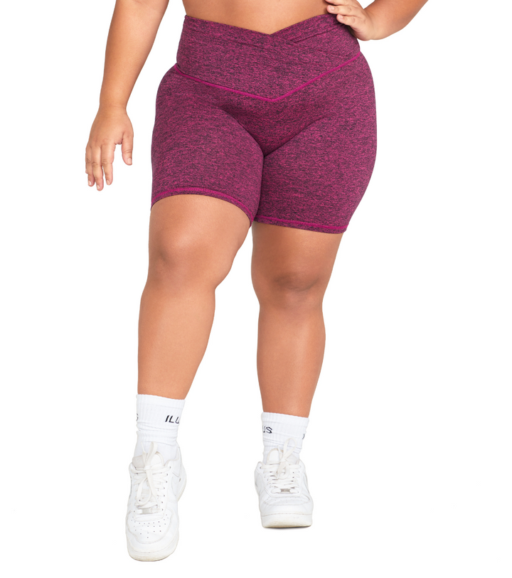CINCHED CROSS OVER SHORTS