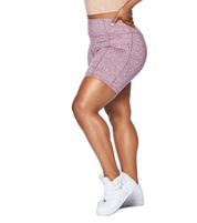 ALLURE HEATHER ENHANCED ZIPPER SHORTS