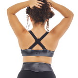 LINEAR CINCH TWIST BRA