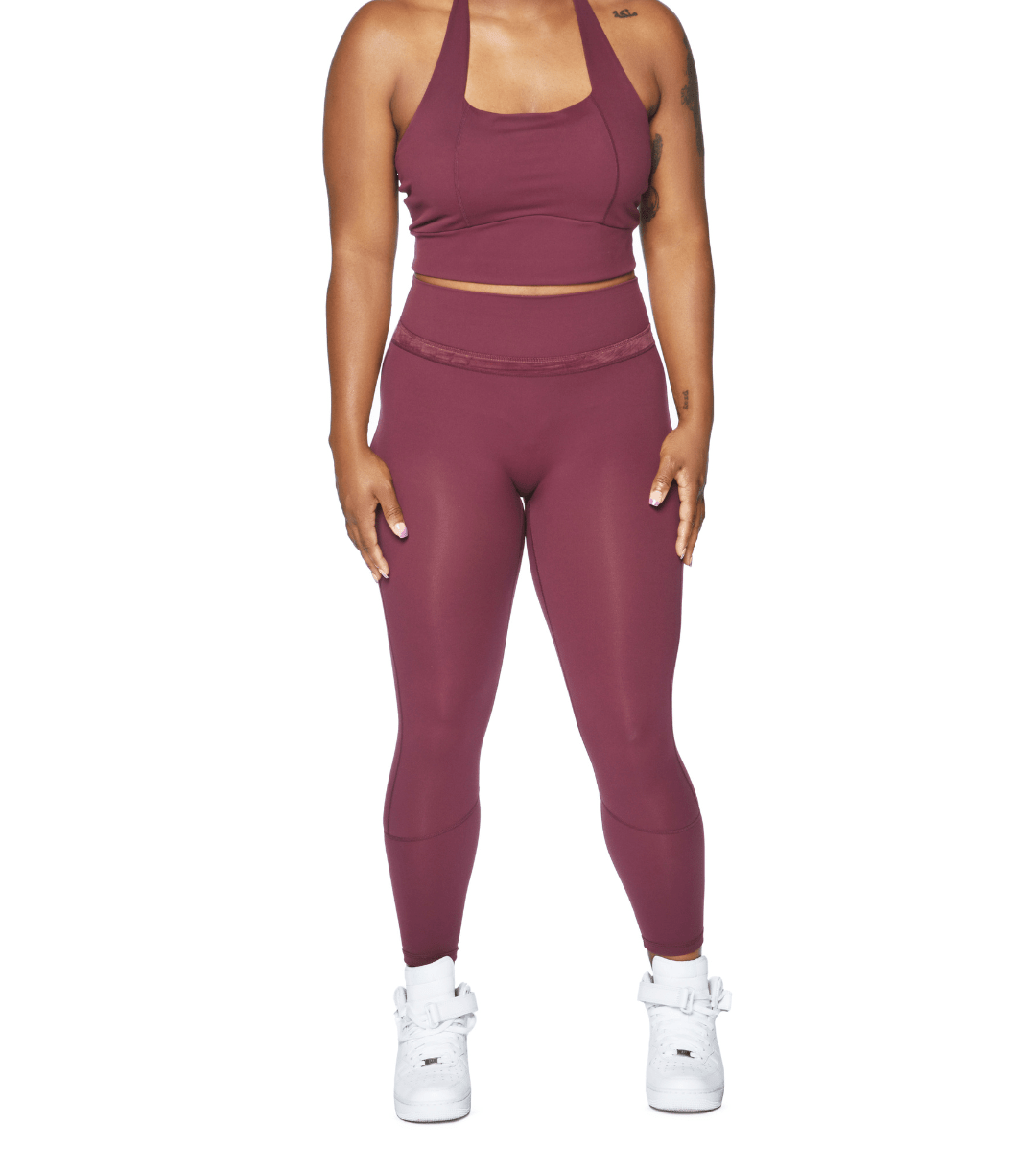 ACCENTUATE VELOUR LEGGINGS - ILUS LABEL