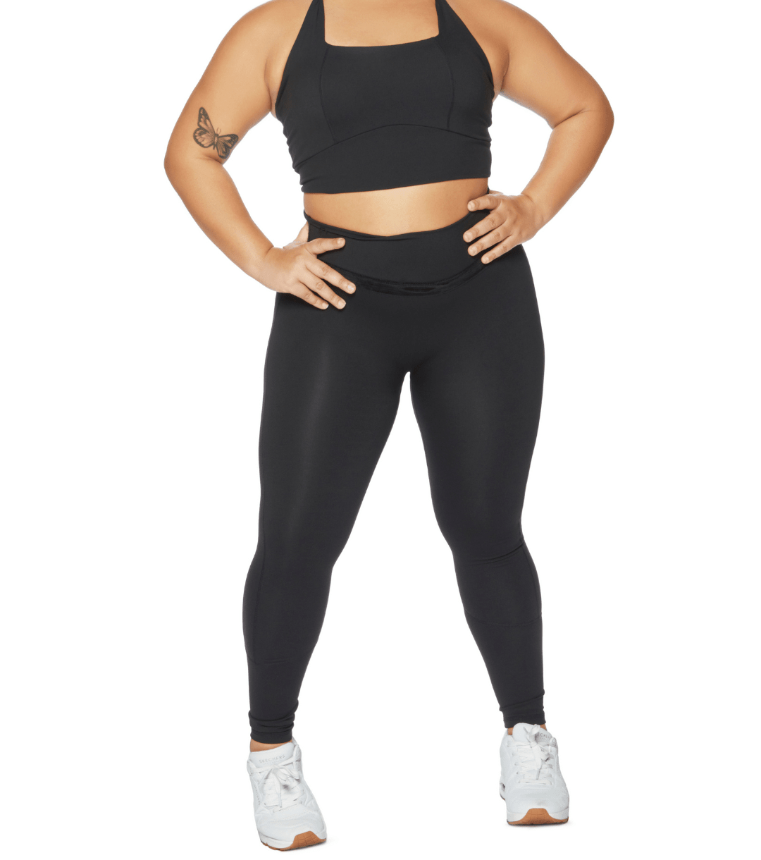 ACCENTUATE VELOUR LEGGINGS - ILUS LABEL