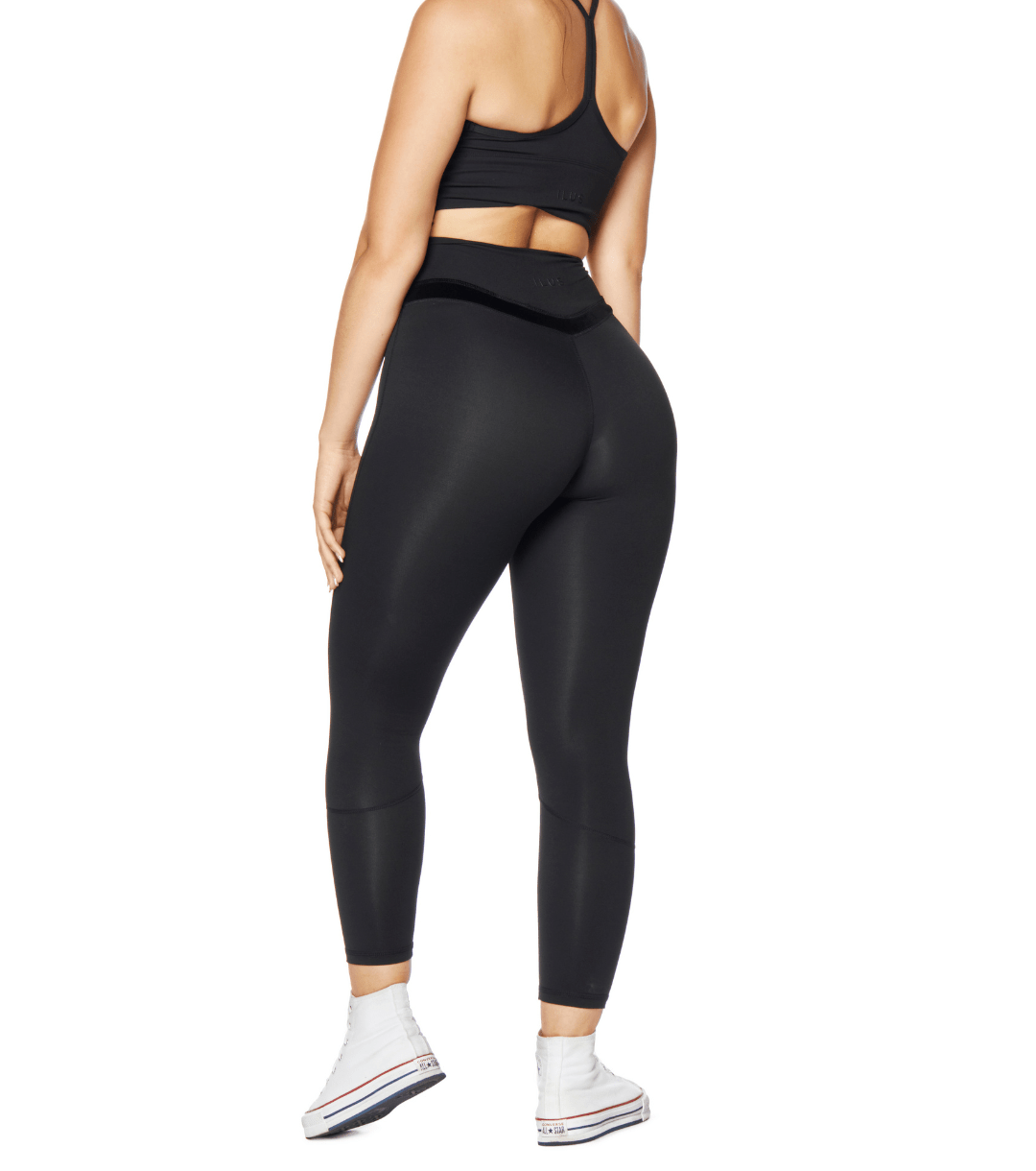 ACCENTUATE VELOUR LEGGINGS - ILUS LABEL