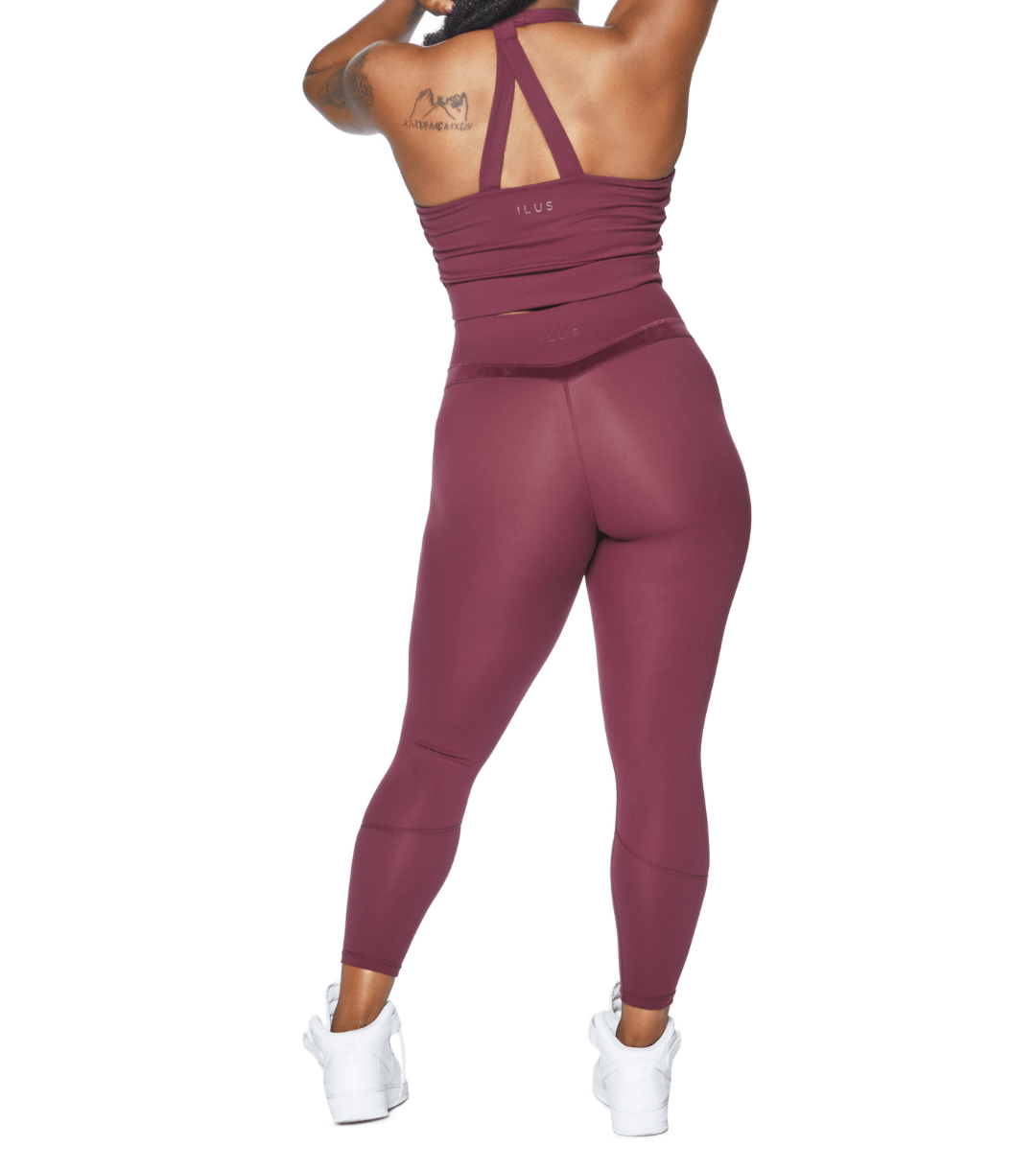 ACCENTUATE VELOUR LEGGINGS - ILUS LABEL