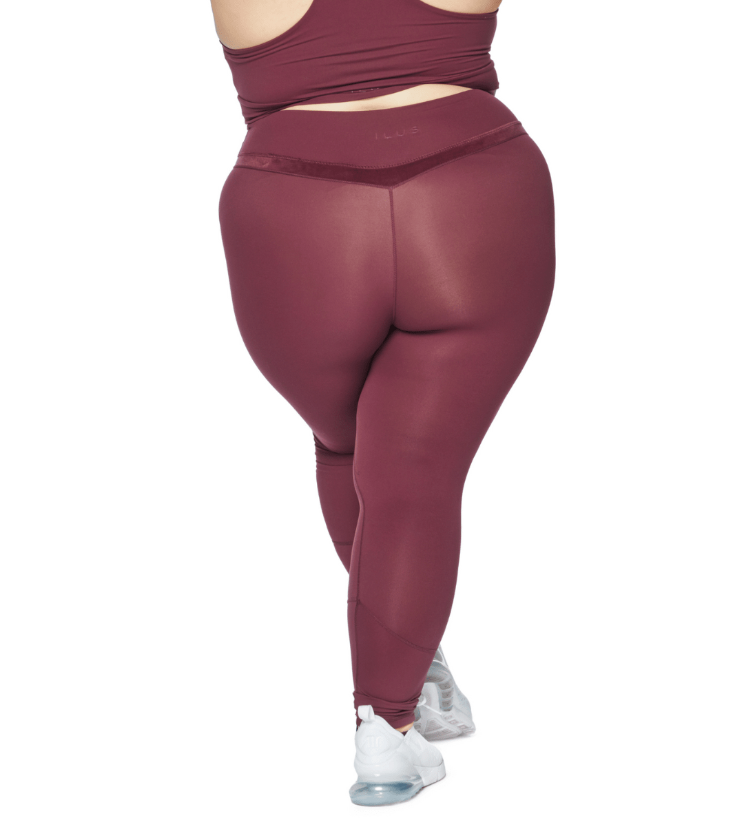 ACCENTUATE VELOUR LEGGINGS - ILUS LABEL