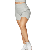 ALLURE HEATHER ENHANCED ZIPPER SHORTS - ILUS LABEL