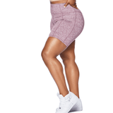 ALLURE HEATHER ENHANCED ZIPPER SHORTS - ILUS LABEL