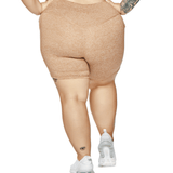 ALLURE HEATHER ENHANCED ZIPPER SHORTS - ILUS LABEL