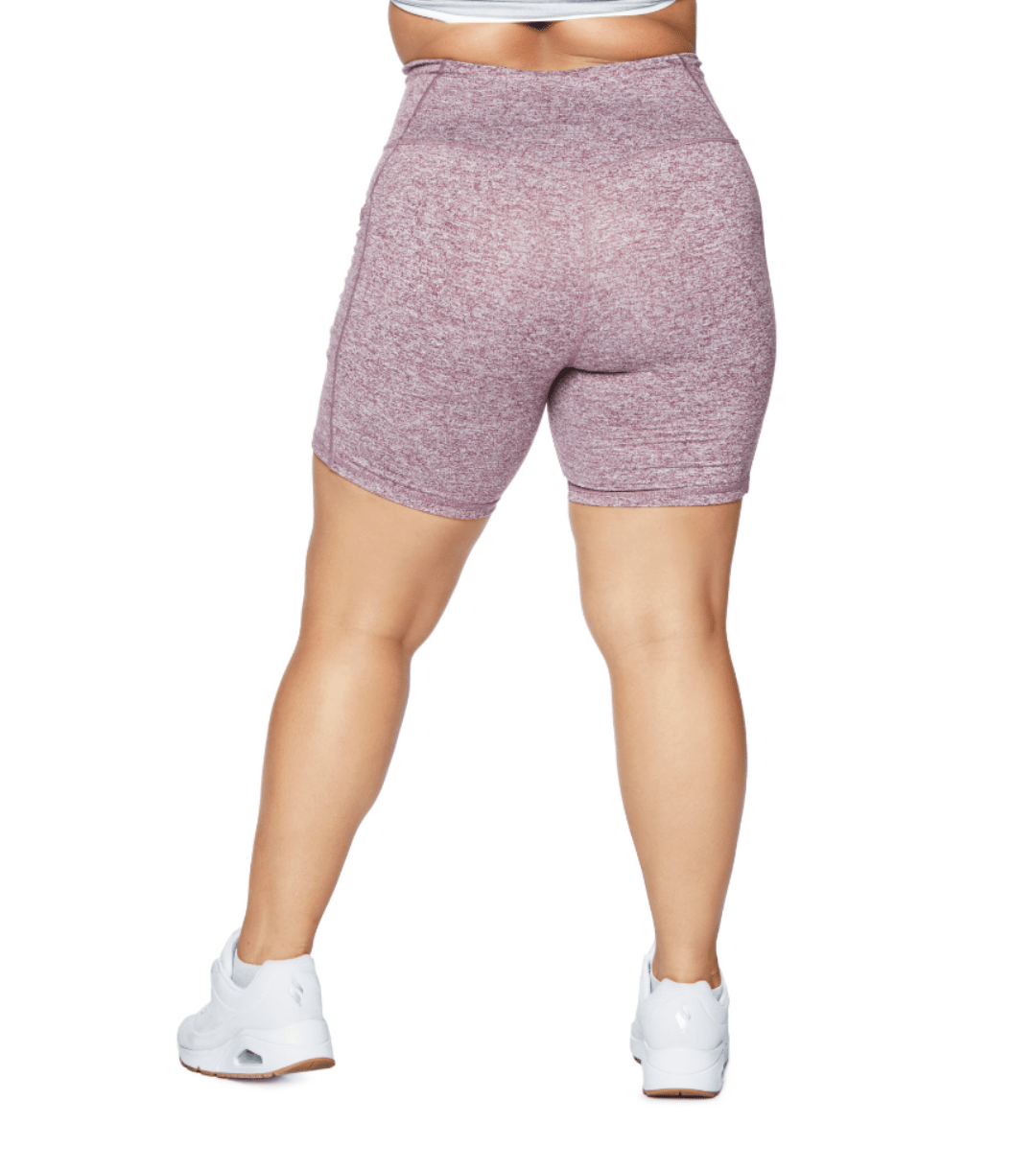 ALLURE HEATHER ENHANCED ZIPPER SHORTS - ILUS LABEL