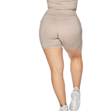 ALLURE HEATHER ENHANCED ZIPPER SHORTS - ILUS LABEL