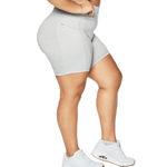 ALLURE HEATHER ENHANCED ZIPPER SHORTS - ILUS LABEL