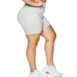 ALLURE HEATHER ENHANCED ZIPPER SHORTS - ILUS LABEL