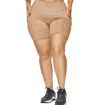 ALLURE HEATHER ENHANCED ZIPPER SHORTS - ILUS LABEL