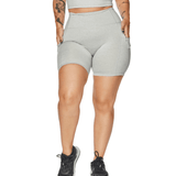 ALLURE HEATHER ENHANCED ZIPPER SHORTS - ILUS LABEL