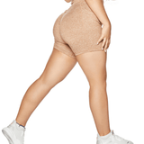 ALLURE HEATHER ENHANCED ZIPPER SHORTS - ILUS LABEL