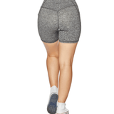 ALLURE HEATHER ENHANCED ZIPPER SHORTS - ILUS LABEL