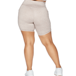 ALLURE HEATHER ENHANCED ZIPPER SHORTS - ILUS LABEL