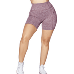 ALLURE HEATHER ENHANCED ZIPPER SHORTS - ILUS LABEL